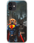 'Superdog & Batdog' Personalized 2 Pet Phone Case