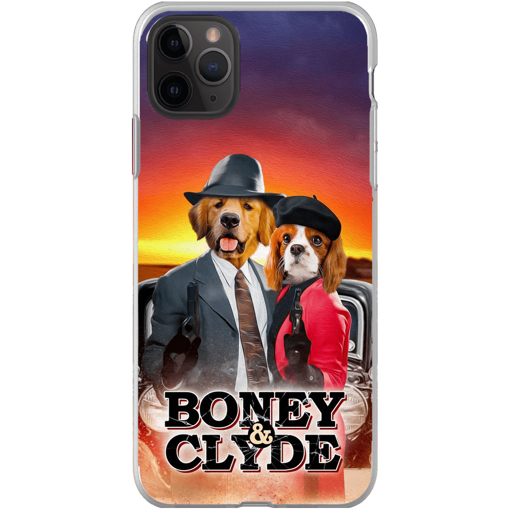 &#39;Boney and Clyde&#39; Personalized 2 Pet Phone Case