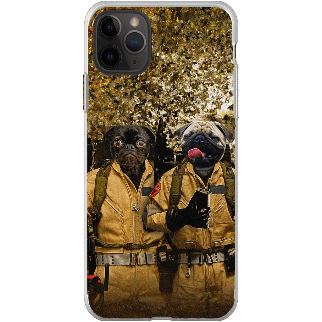 &#39;Dog Busters&#39; Personalized 2 Pets Phone Case