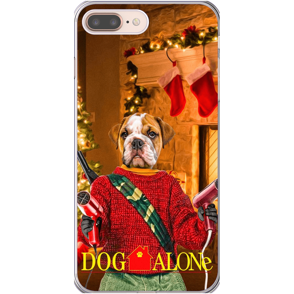 &#39;Dog Alone&#39; Personalized Phone Case