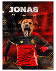 'Belgium Doggos Soccer' Personalized Pet Poster