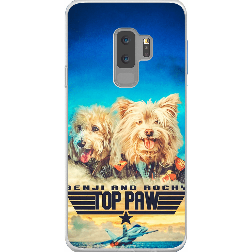 &#39;Top Paw&#39; Personalized 2 Pet Phone Case