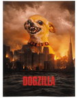 'Dogzilla' Personalized Pet Blanket