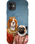 'Queen and Archduchess' Personalized 2 Pet Phone Case