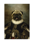 Lienzo personalizado para mascotas 'William Dogspeare'