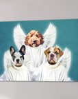 '3 Angels' Personalized Pet Canvas