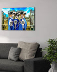 '3 Musketeers' Personalized 3 Pet Canvas