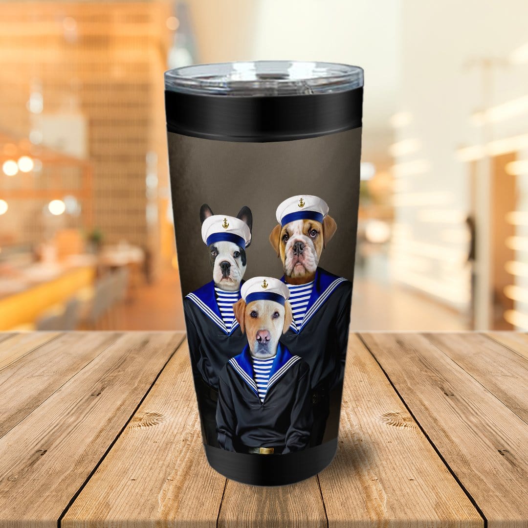 The Sailors Personalized 3 Pet Tumbler