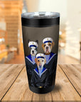 The Sailors Personalized 3 Pet Tumbler