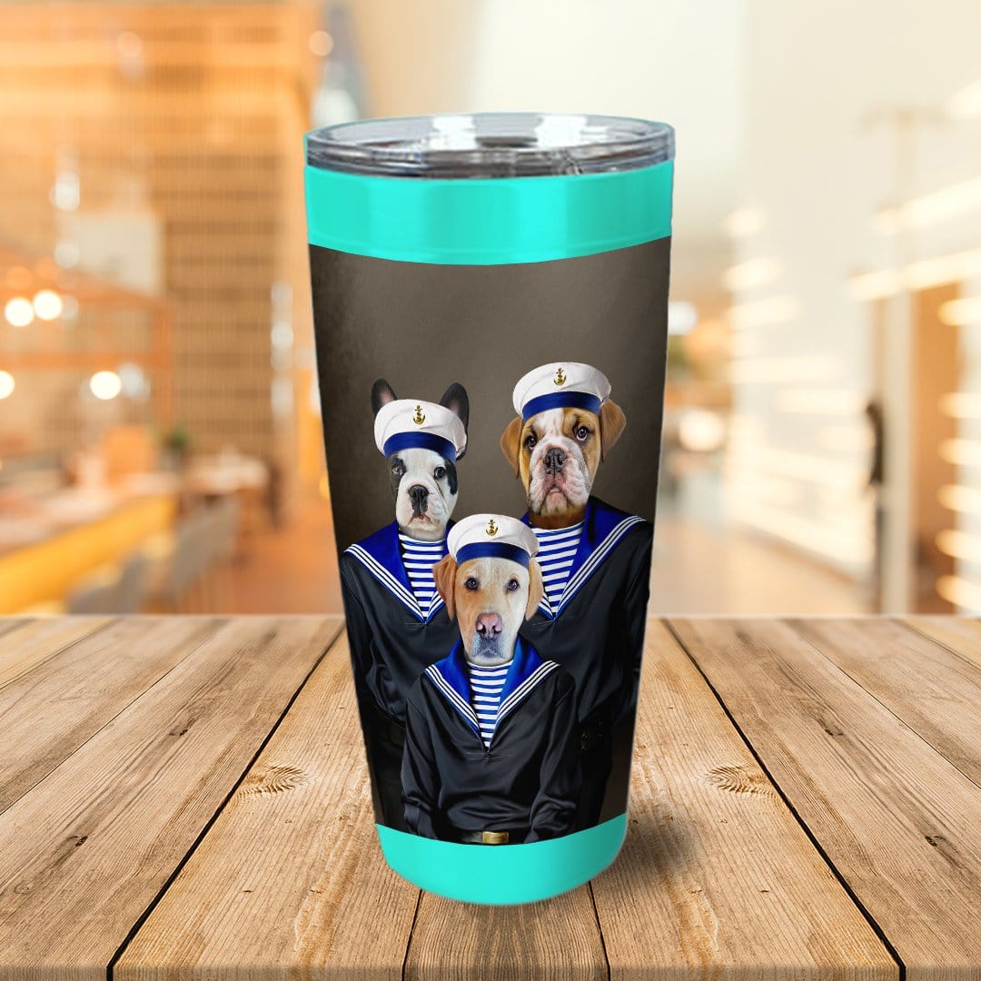 The Sailors Personalized 3 Pet Tumbler