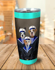 The Sailors Personalized 3 Pet Tumbler