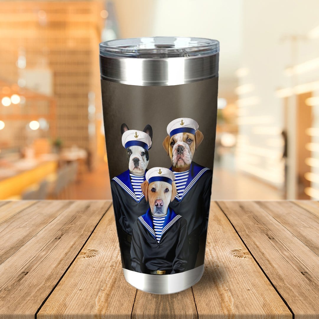 The Sailors Personalized 3 Pet Tumbler