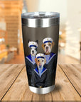 The Sailors Personalized 3 Pet Tumbler