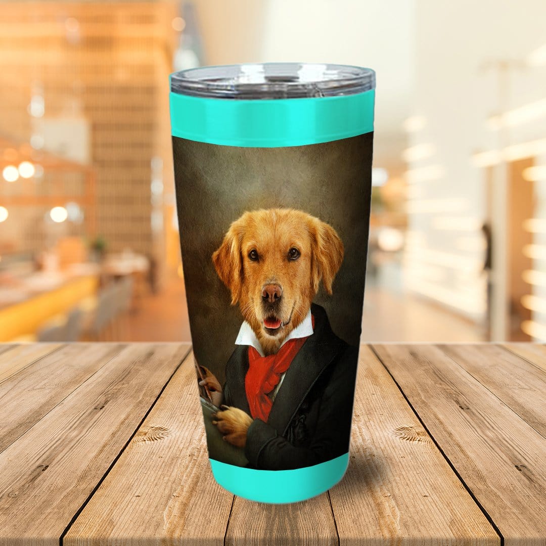 &#39;Dogghoven&#39; Personalized Tumbler