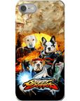 'Street Doggos' Funda personalizada para teléfono con 3 mascotas