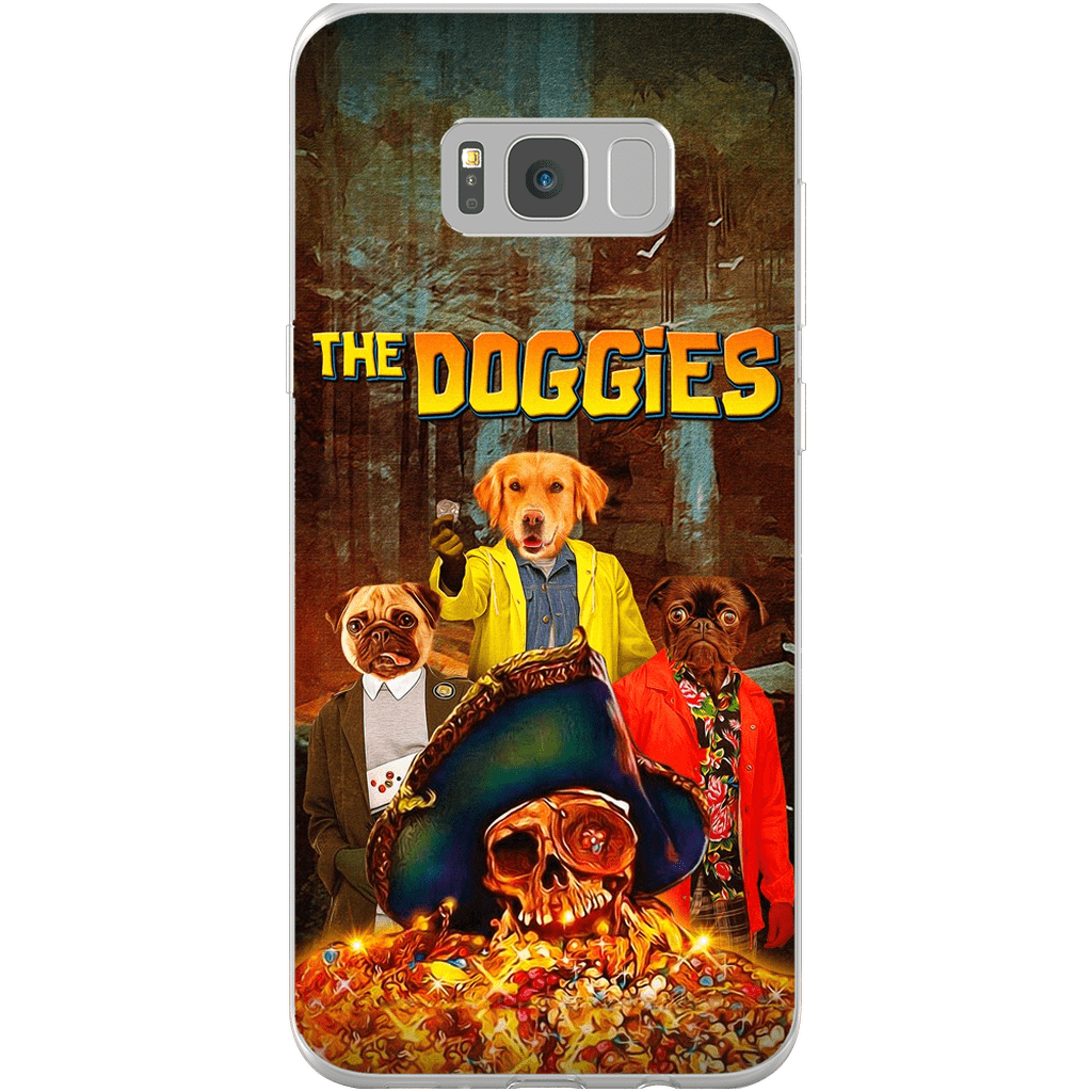 &#39;The Doggies&#39; Funda personalizada para teléfono con 3 mascotas