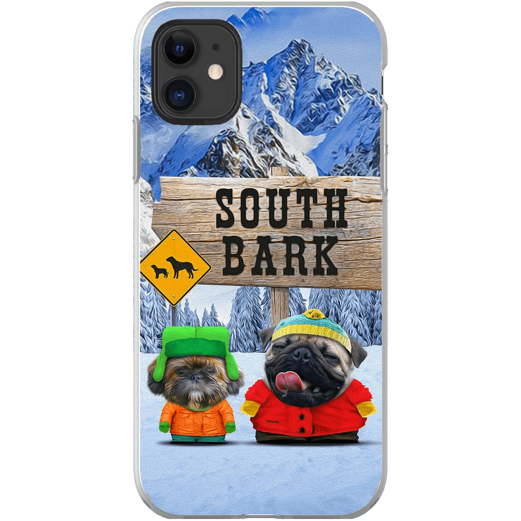 &#39;South Bark&#39; Personalized 2 Pet Phone Case