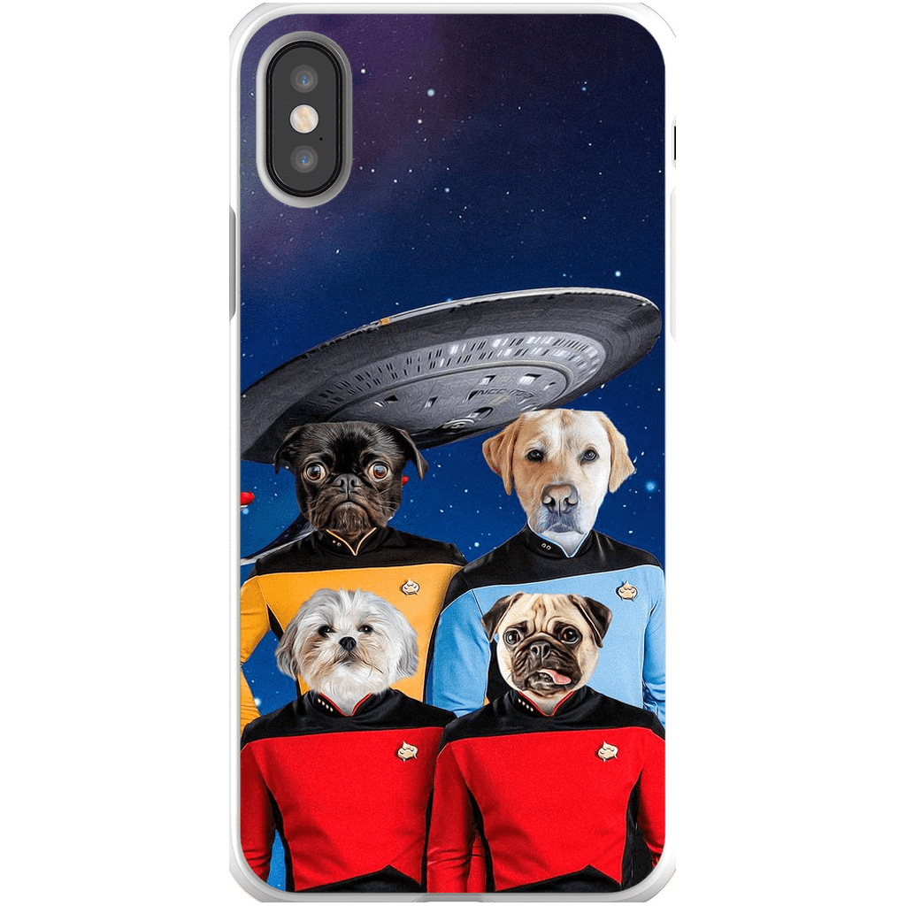 &#39;Doggo-Trek&#39; Personalized 4 Pet Phone Case