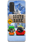 'South Bark' Personalized 2 Pet Phone Case