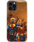 'Superdog & Wonder Doggette' Personalized 2 Pet Phone Case