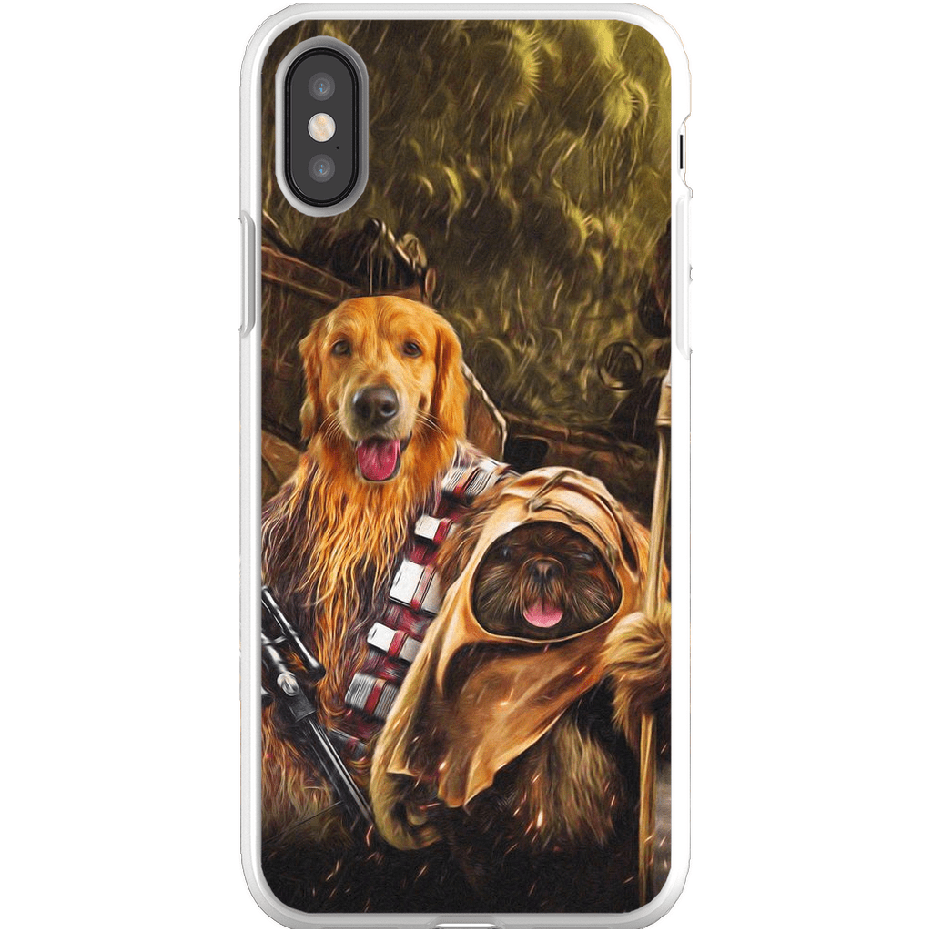 &#39;Chewdogga &amp; Dogg-E-Wok&#39; Personalized 2 Pet Phone Case