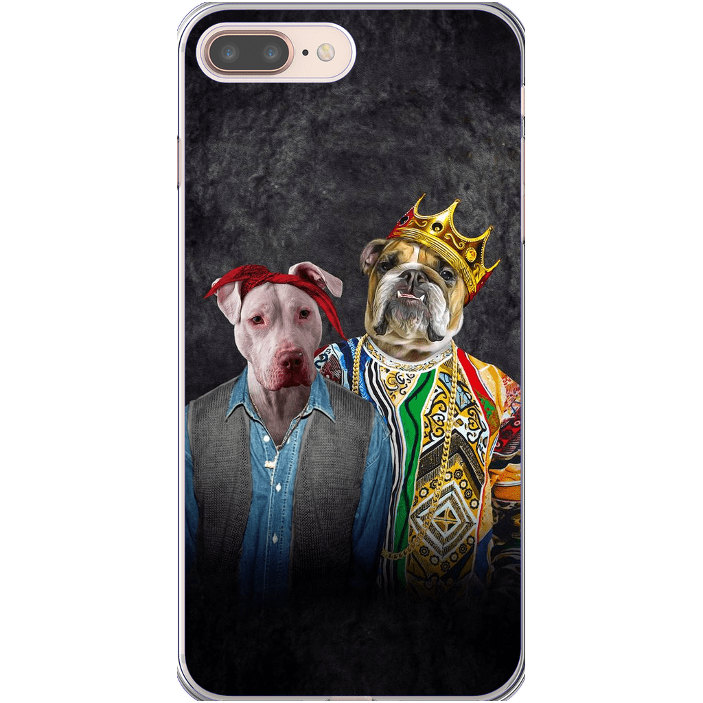 &#39;2Paw And Notorious D.O.G.&#39; Personalized 2 Pet Phone Case