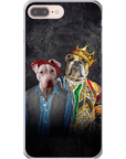 Funda personalizada para teléfono con 2 mascotas '2Paw And Notorious DOG'