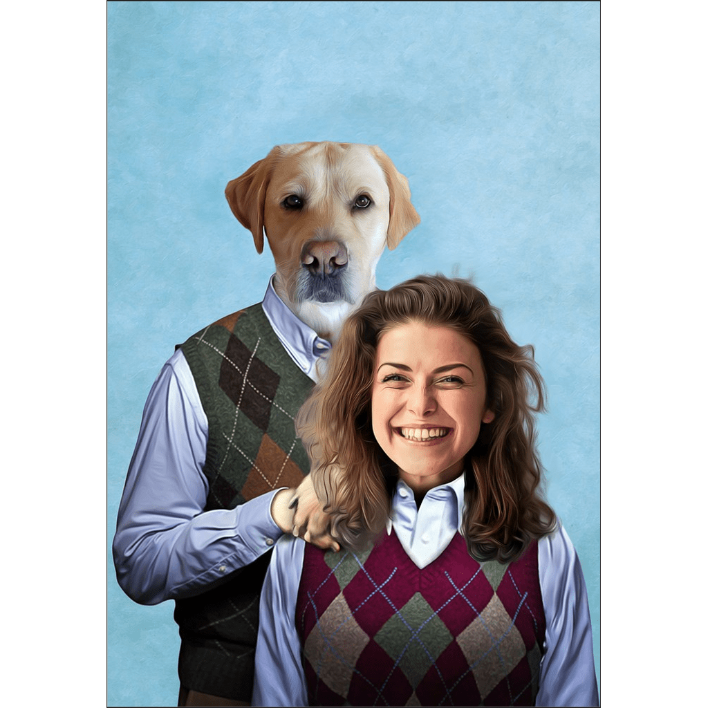 Póster personalizado &#39;Step Doggo &amp;amp; Human (hembra)&#39;