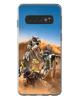 'The Motocross Riders' Personalized 3 Pet Phone Case