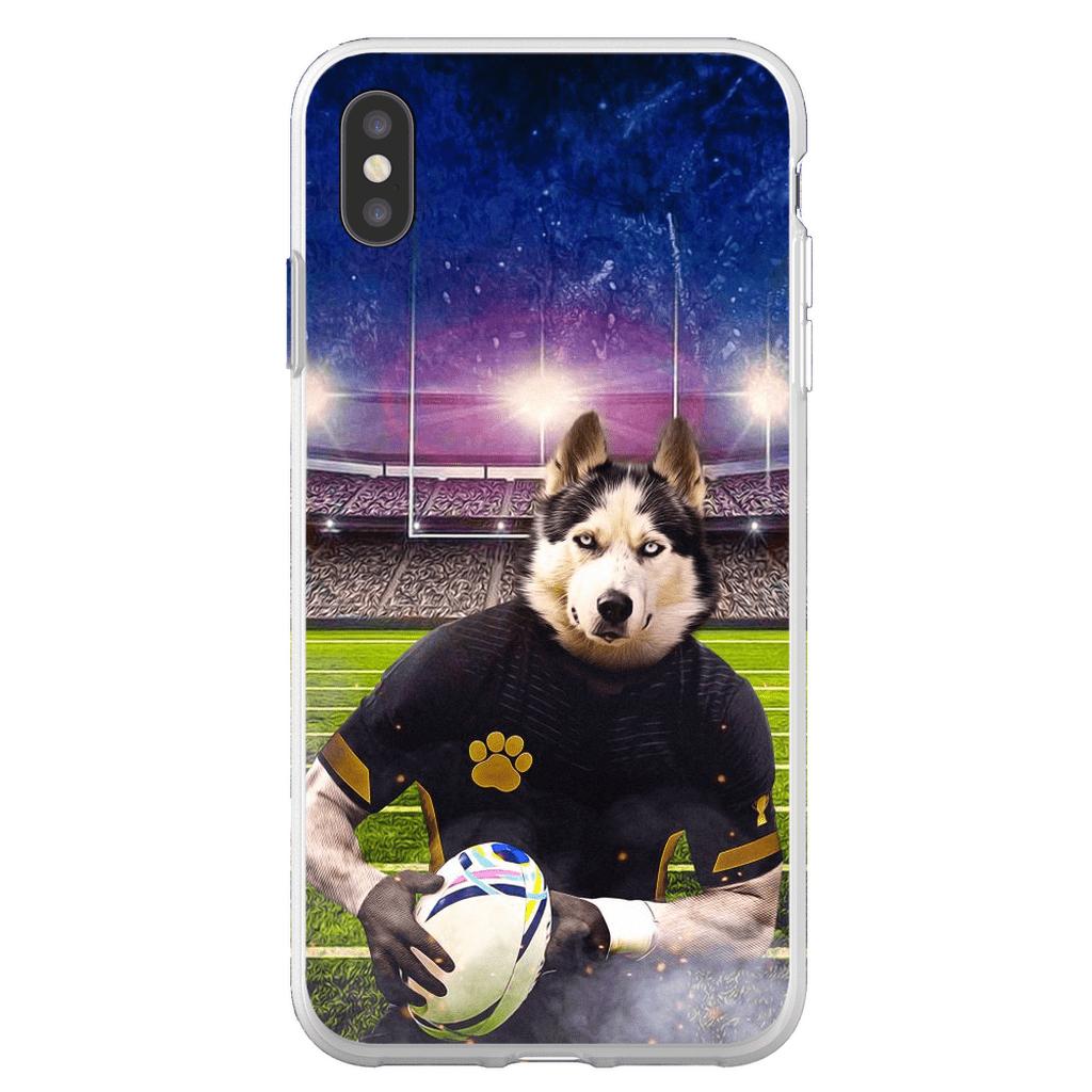 &#39;The Rugby Player&#39; Personalized Phone Case