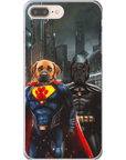 'Superdog & Batdog' Personalized 2 Pet Phone Case