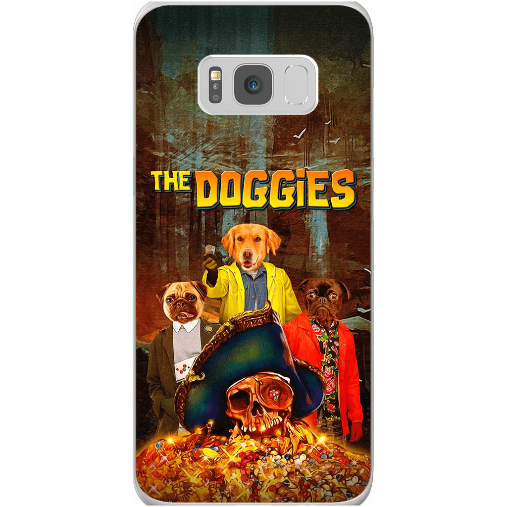 &#39;The Doggies&#39; Funda personalizada para teléfono con 3 mascotas