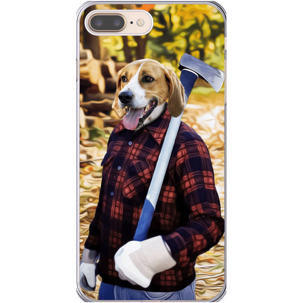 &#39;The Lumberjack&#39; Personalized Phone Case