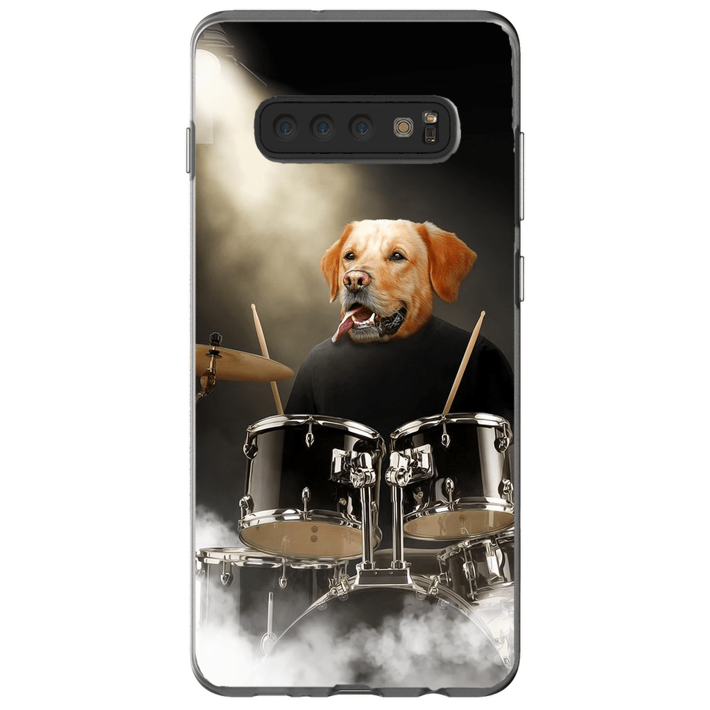 &#39;The Drummer&#39; Personalized Phone Case