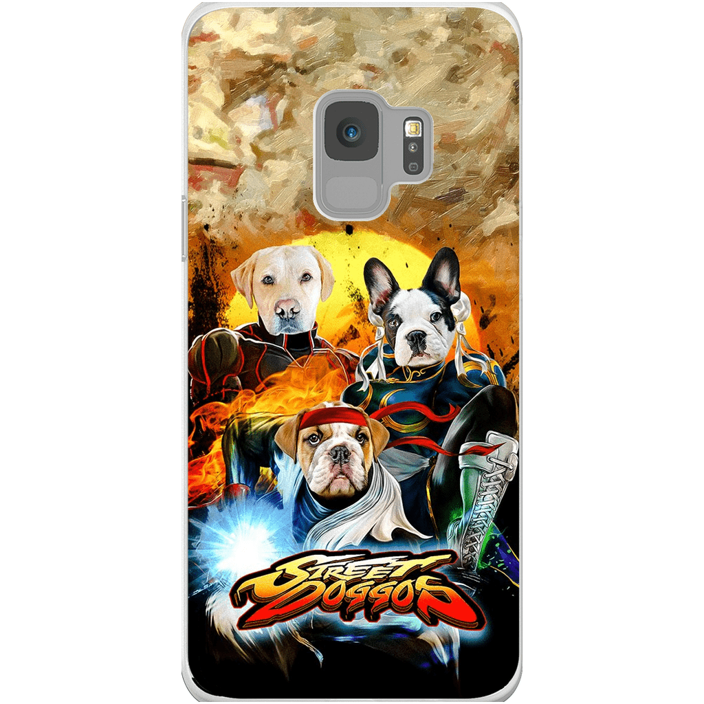 &#39;Street Doggos&#39; Funda personalizada para teléfono con 3 mascotas