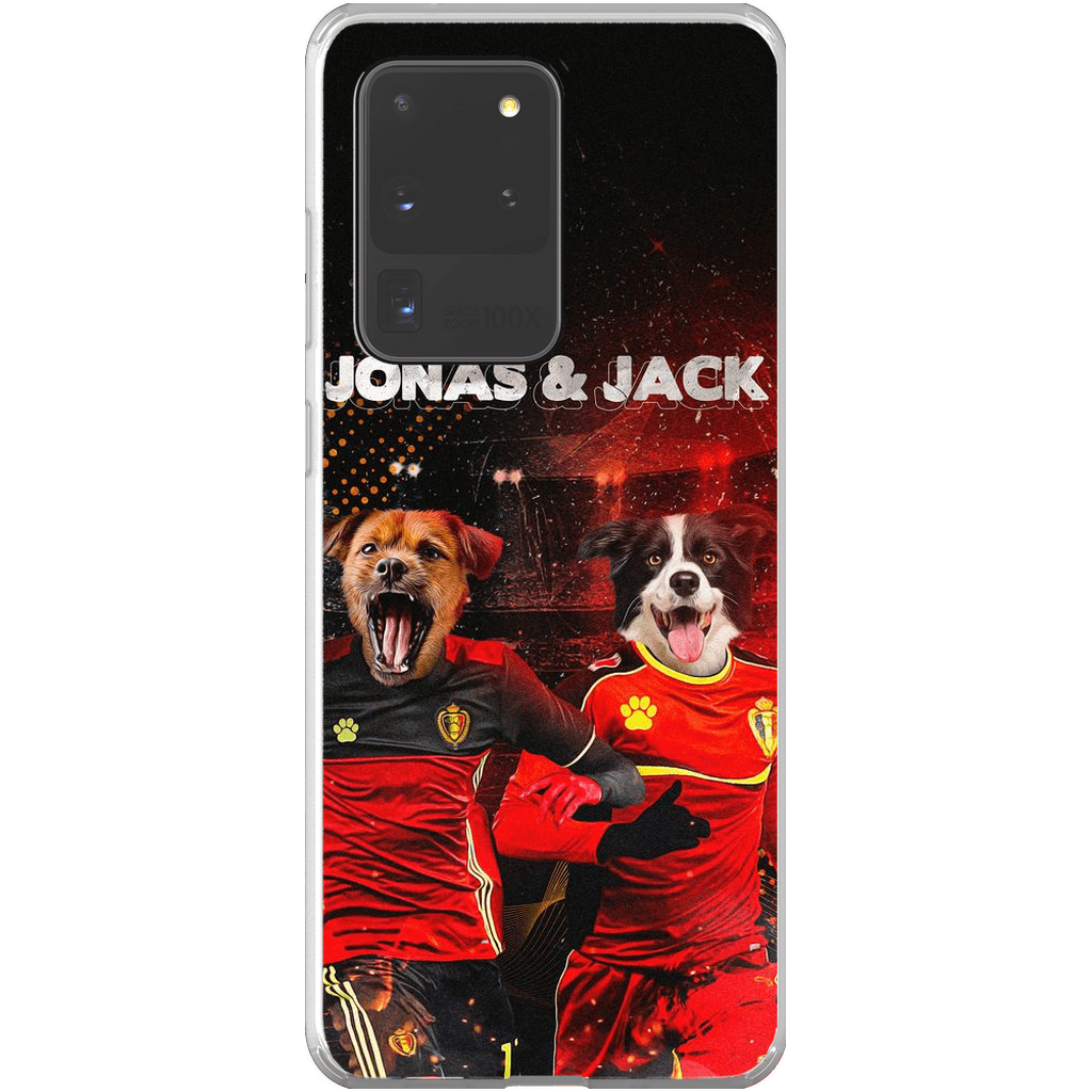 &#39;Belgium Doggos&#39; Personalized 2 Pet Phone Case