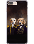 'The Admiral and the Captain' Personalized 2 Pet Phone Case