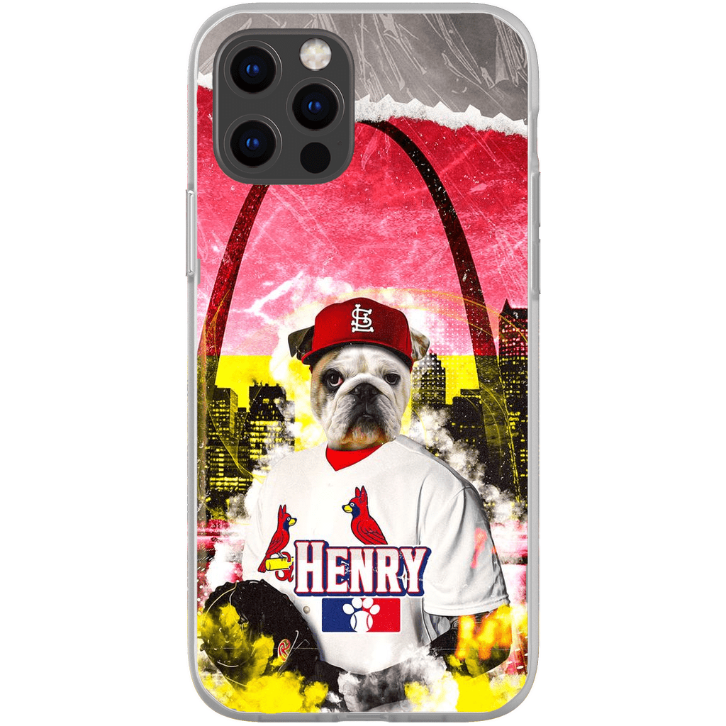 &#39;St. Louis Cardipaws&#39; Personalized Phone Case