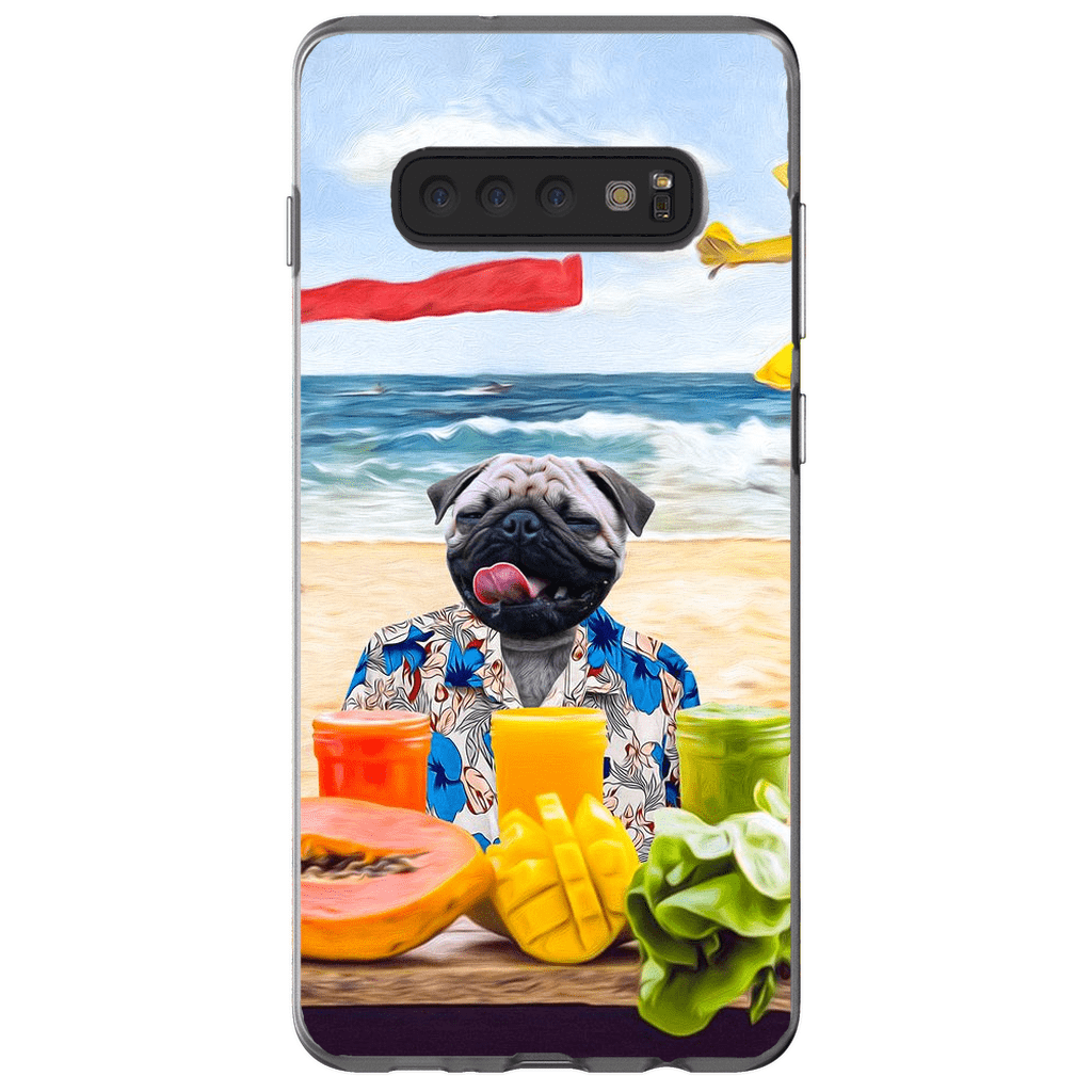 &#39;The Beach Dog&#39; Personalized Phone Case