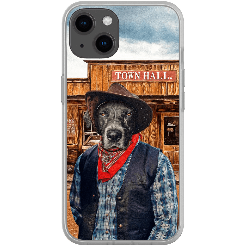 &#39;The Cowboy&#39; Personalized Phone Case