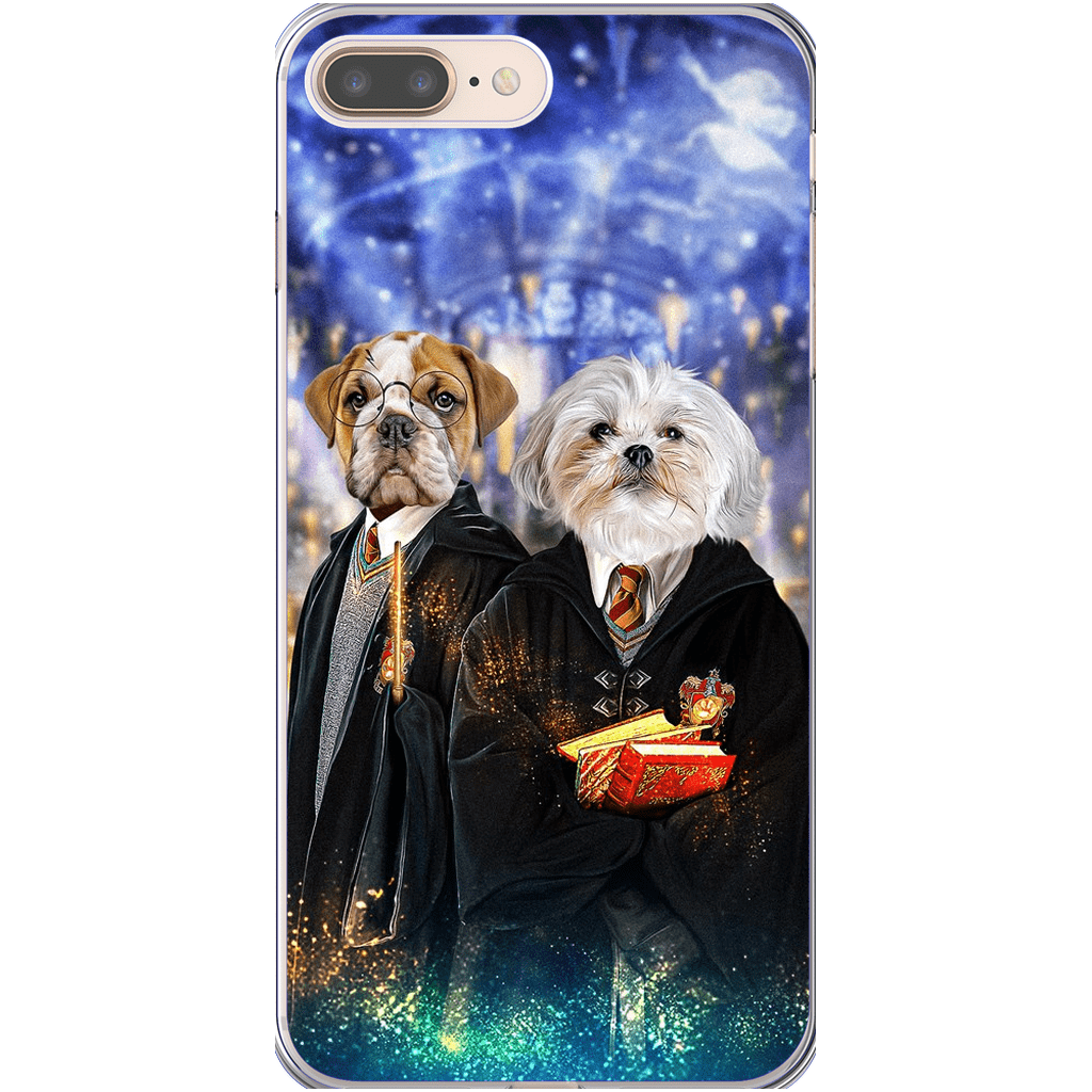 &#39;Harry Doggers 2&#39; Funda personalizada para teléfono con 2 mascotas