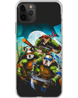 Funda personalizada para teléfono con 3 mascotas 'Teenage Mutant Ninja Doggos'