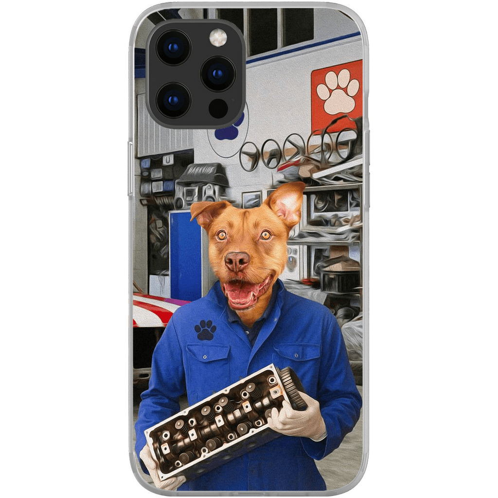 &#39;The Mechanic&#39; Personalized Phone Case