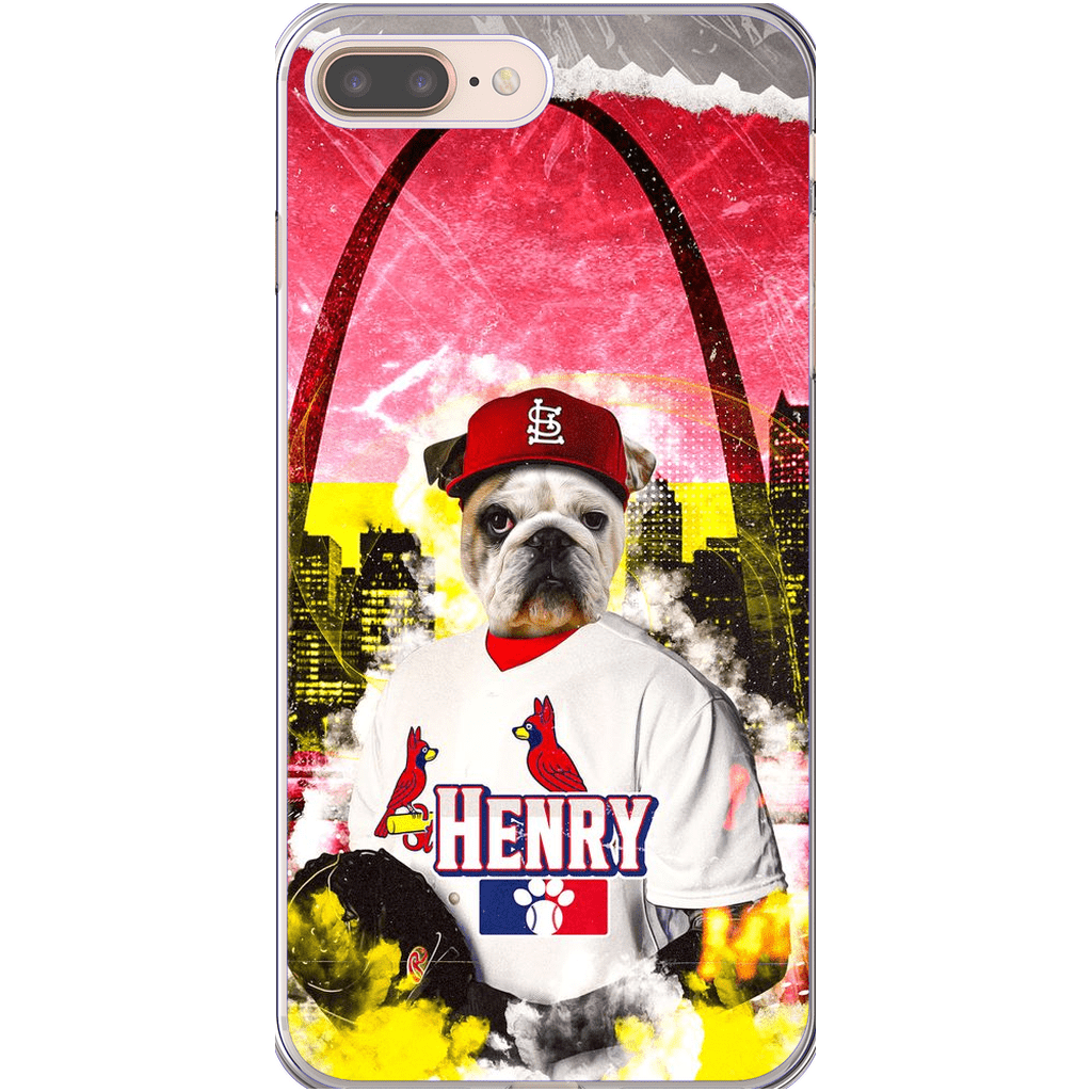 &#39;St. Louis Cardipaws&#39; Personalized Phone Case