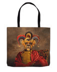 'Jester Doggo' Personalized Tote Bag