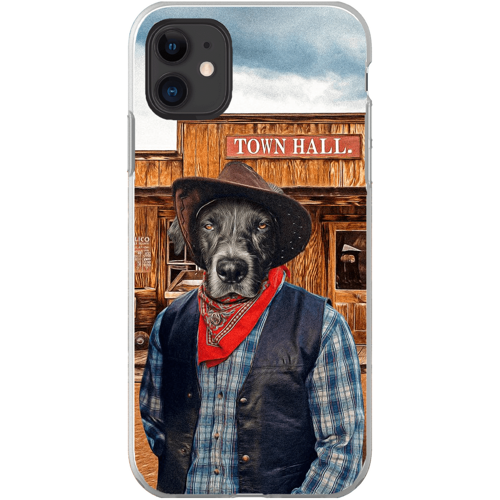 &#39;The Cowboy&#39; Personalized Phone Case