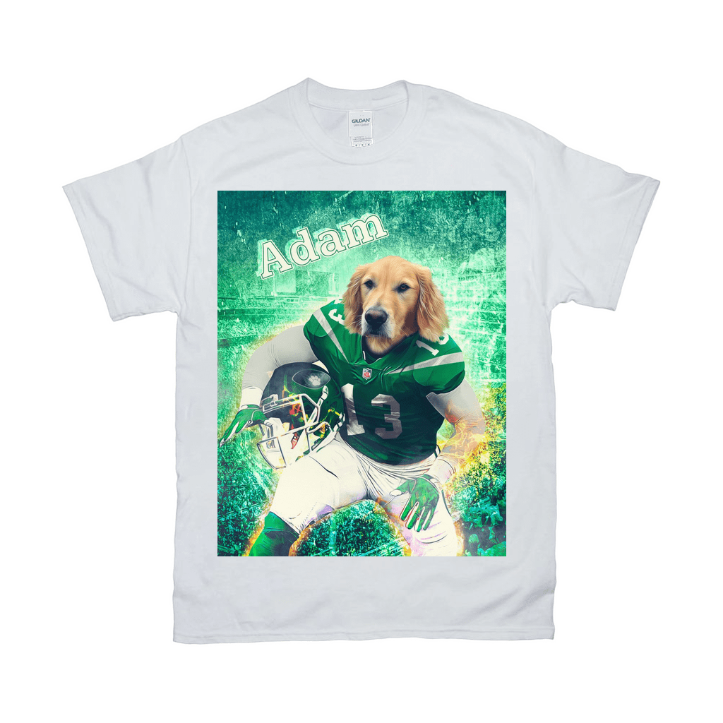 Camiseta personalizada para mascotas &#39;New York Jet-Doggos&#39;