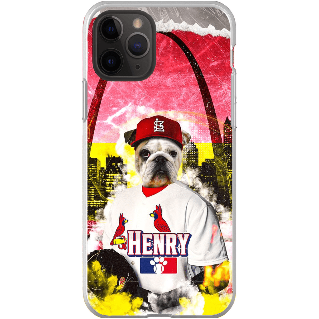 &#39;St. Louis Cardipaws&#39; Personalized Phone Case