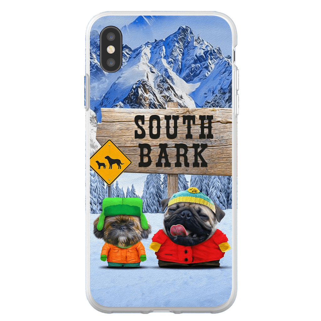 &#39;South Bark&#39; Personalized 2 Pet Phone Case