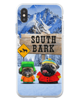 'South Bark' Personalized 2 Pet Phone Case